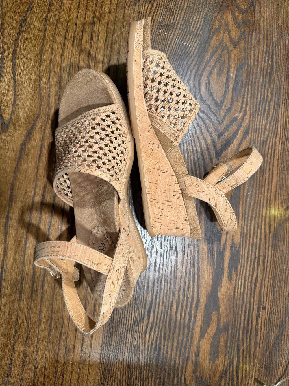 BareTraps Woven Beige Slingback Sandals - Picture 3 of 12